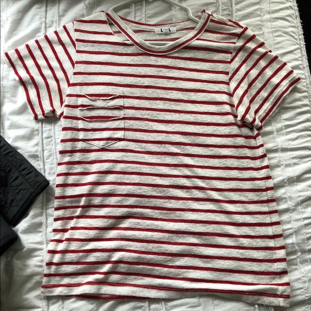 LNA Iles top with unique distressing
